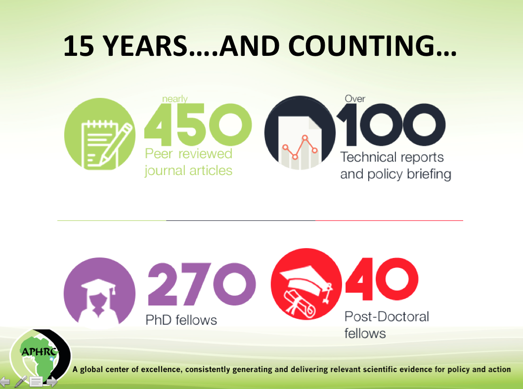 kenyanwanjiru's tweet photo. Today @aphrc receives the 2015 #UNPopAward In NY. 15 years of generating evidence -> changing the narrative on Africa http://t.co/oHTou7fMkl