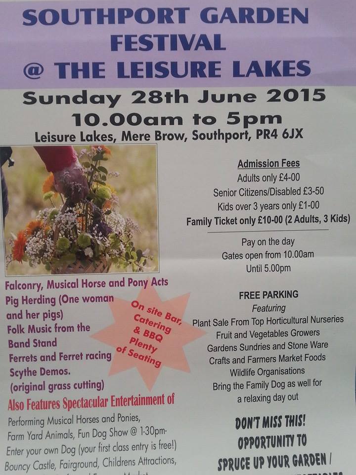 BarfordHouse's tweet image. #LeisureLakes hosts it's first #GardenFestival this Sunday 28th June show your support something for everyone