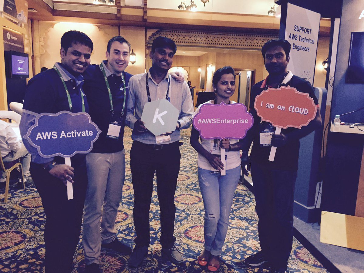 kumolus's tweet photo. Thanks to everyone for coming to visit @kumolus at #AWSEnterprise in Pune. More photos from the day! #cloud @awscloud http://t.co/1jzwIfXE0V