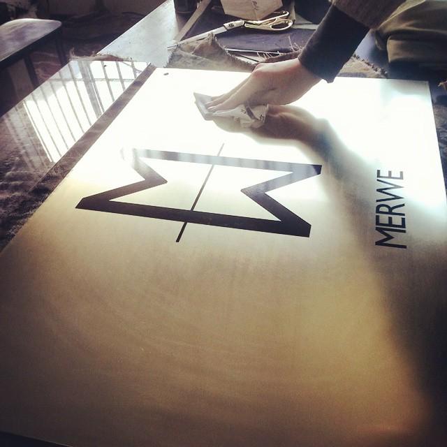 SarahWocknitz's tweet photo. New signage ready for @threads_project ! Big launch tomorrow. Swing by. http://t.co/E6MFwY3Pts