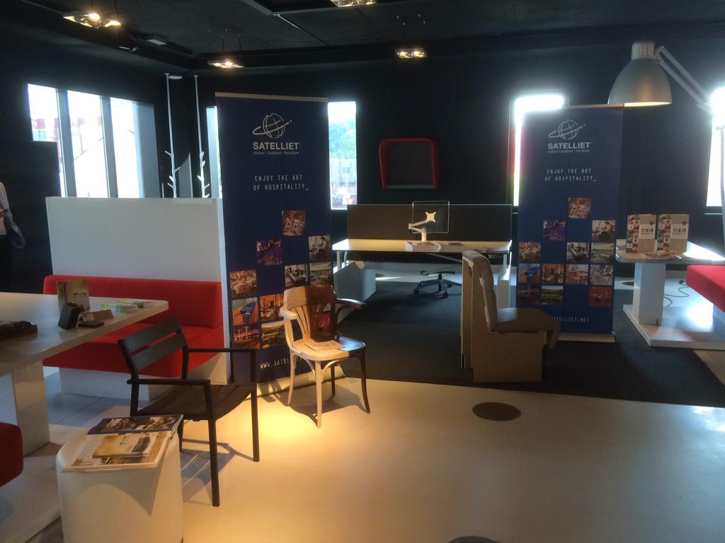 Edvelz's tweet photo. Wij zijn er klaar voor, @Satellietbv op de @Gispen interne salesdag, 18 standhouders en ruim 70 sales mensen http://t.co/zIkmJsd53W