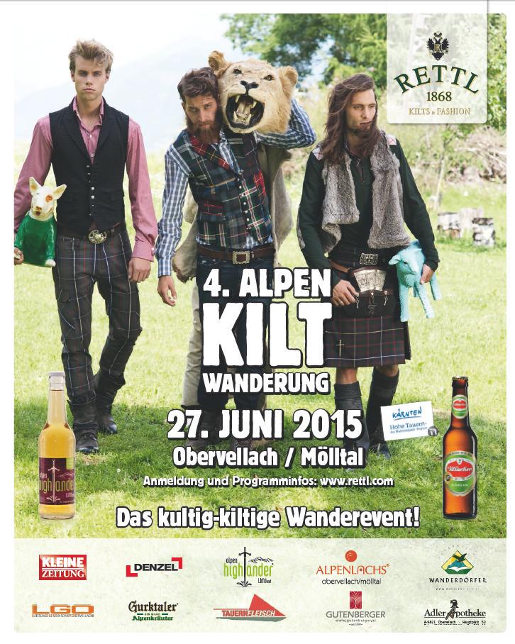 Morgen SAM 4.Alpen Kilt Wanderung! CUthere :-)
#wochenende #rettl #kiltwanderung #obervellach #groppensteinschlucht