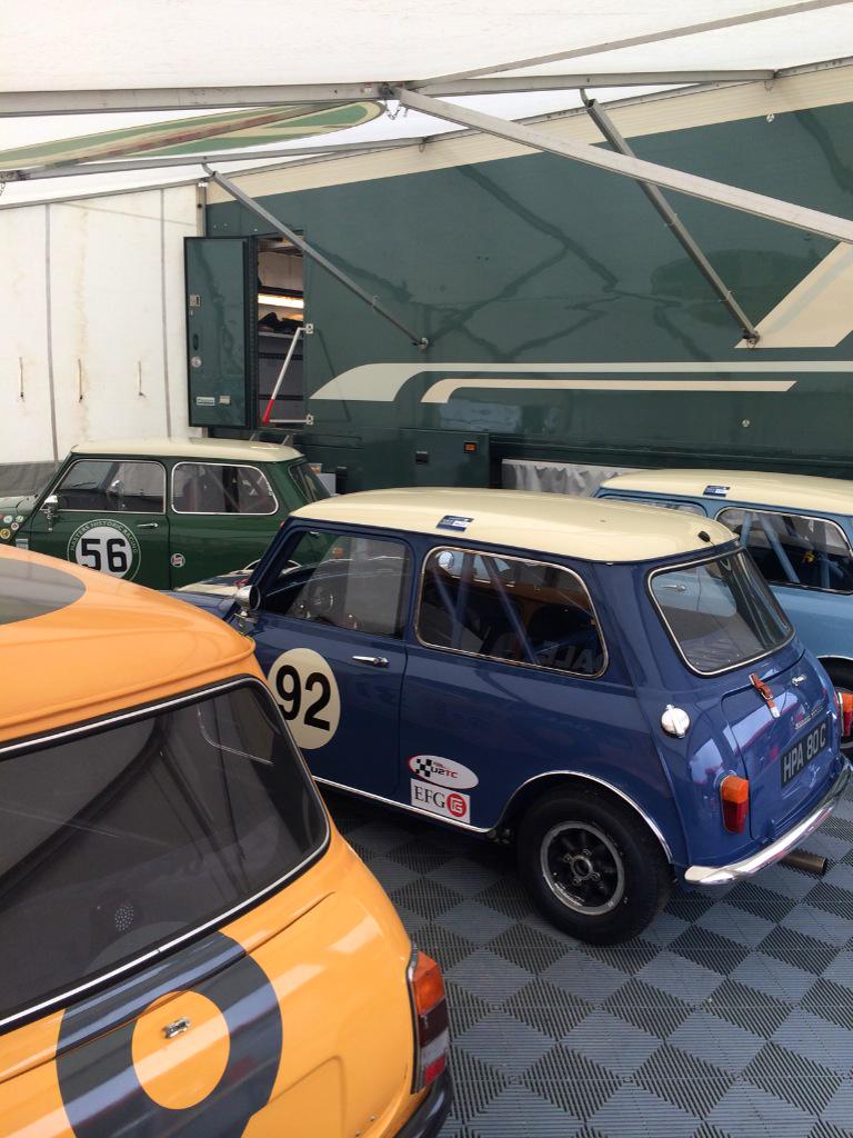 DaleRacing221's tweet photo. Busy weekend @Brands_Hatch running 8 cars @MINIChallengeUK @Mini7RacingClub and Historics http://t.co/RkNtsHNl3g