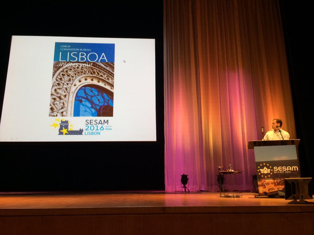 SESAMSimulation's tweet photo. Lisbon 2016 team presenting next SESAM meeting ! Can't wait to be there... http://t.co/pH6Wy4rdDV