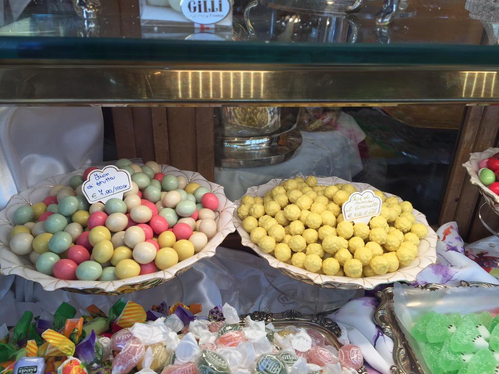 peasantbaker's tweet photo. Candy land found. #caffegilli #florence #confetteria #sweettooth #italiancandy #tuscany http://t.co/Q6TxDcNRQy
