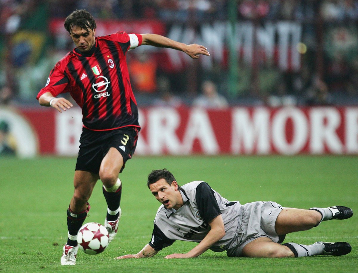 ChampionsLeague's tweet photo. One of the all-time greats was born #OnThisDay in 1968. Happy birthday, Paolo Maldini!  #UCL http://t.co/RKqEruXo92