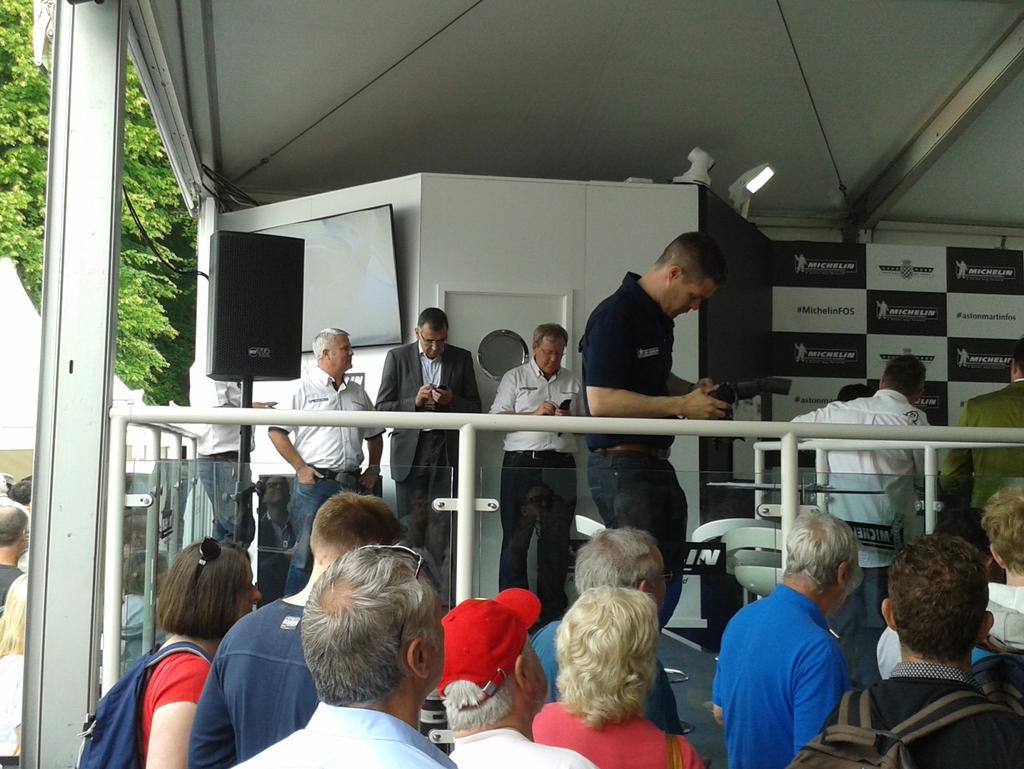 aasklov's tweet image. Michelin top managers clearly focused on being active on social media during reveal of Vulcan at #MichelinFOS.