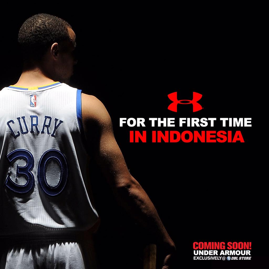 komzcute's tweet photo. @DerryMuh "@DBLstore: For the first time in Indonesia! Under Armour exclusively at DBL STORE! Are you ready,guys? 😎 http://t.co/x588stnc14"