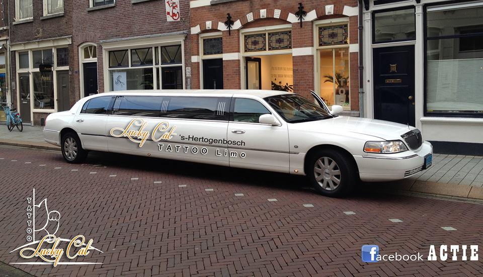 Heb jij een Lucky Cat tatoo? Maak een selfie, post deze op de FB pagina van Lucky Cat en maak kans op een rondrit