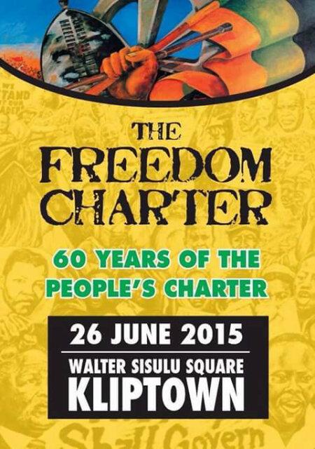 Mr2Kanyane's tweet photo. Happy anniversary to Freedom Charter Day http://t.co/mblKzLIeYd
