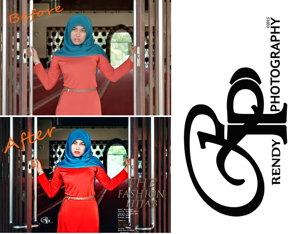 Before &amp; After #indonesia_photography #latepost #hijab