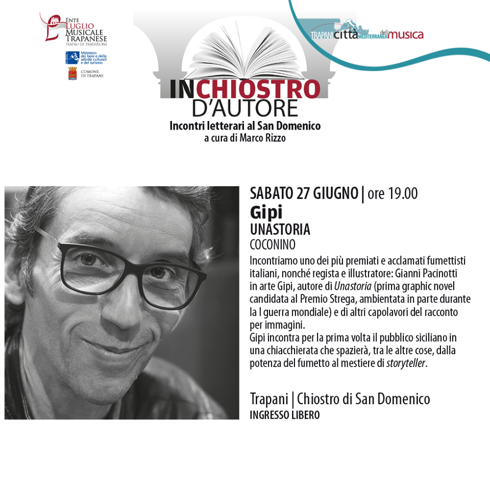 Fandangoeditore's tweet photo. Domani alle ore 19.00 ricordiamo l'appuntamento con @giannigipi per la prima volta a #Trapani http://t.co/lNPG27tDu2