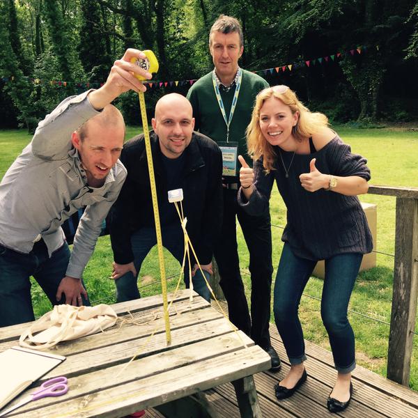 Sonru's tweet photo. Congrats to @nationalgriduk, @Sonru Marshmallow Challenge Champions at #recruitstock http://t.co/KRlJ5vK8qI