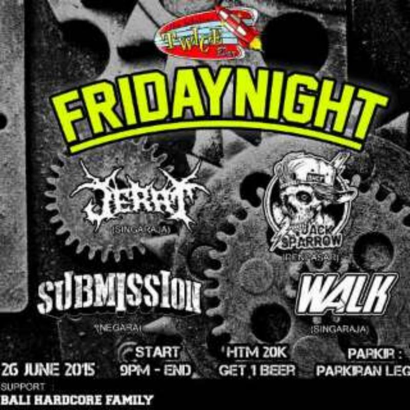 Hai pang.. Sampai ketemu nanti malam d twice bar. Bali Hardcore Family nongkrong bareng hehehe
