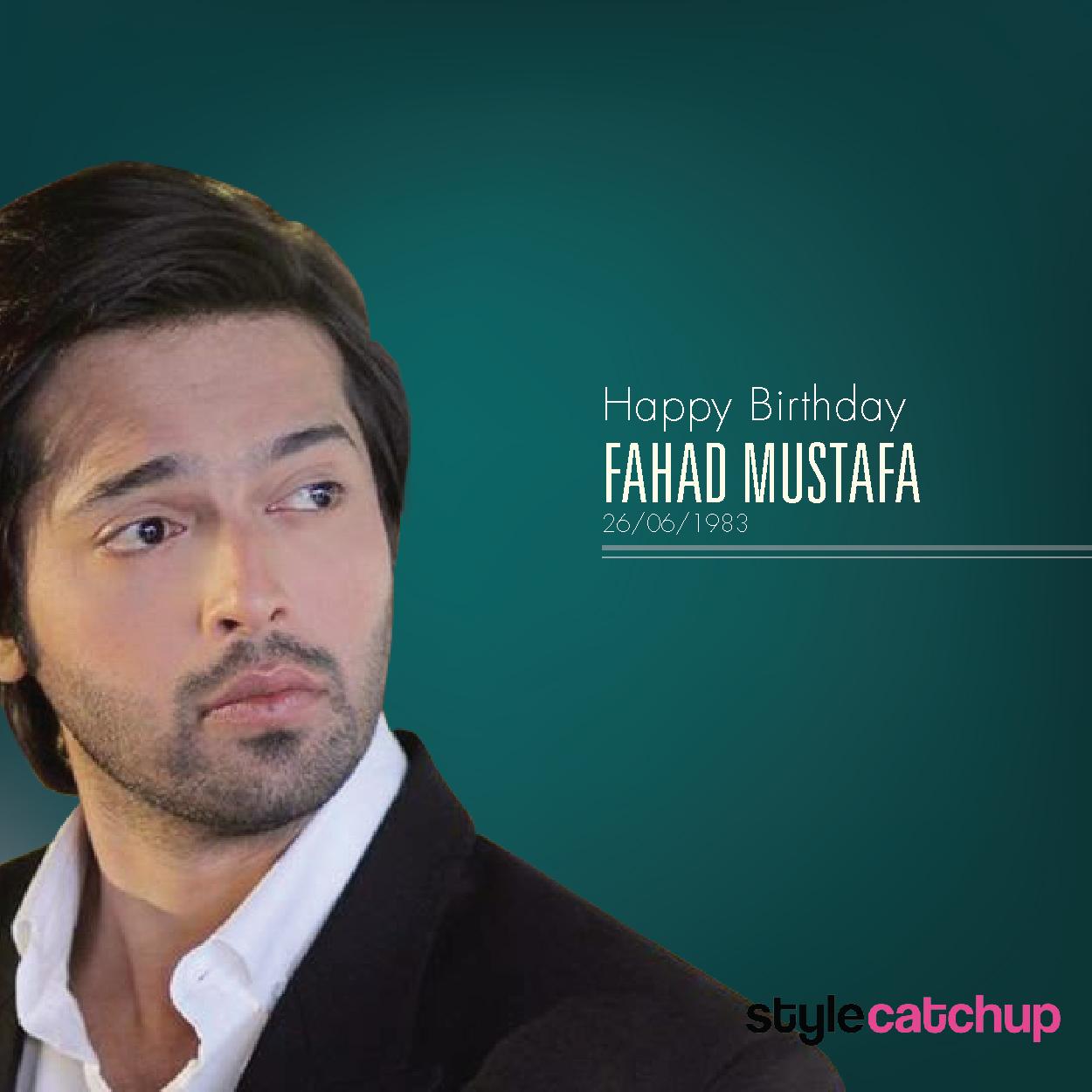 A very Happy Birthday to Fahad Mustafa! Best of luck for future endeavors!   