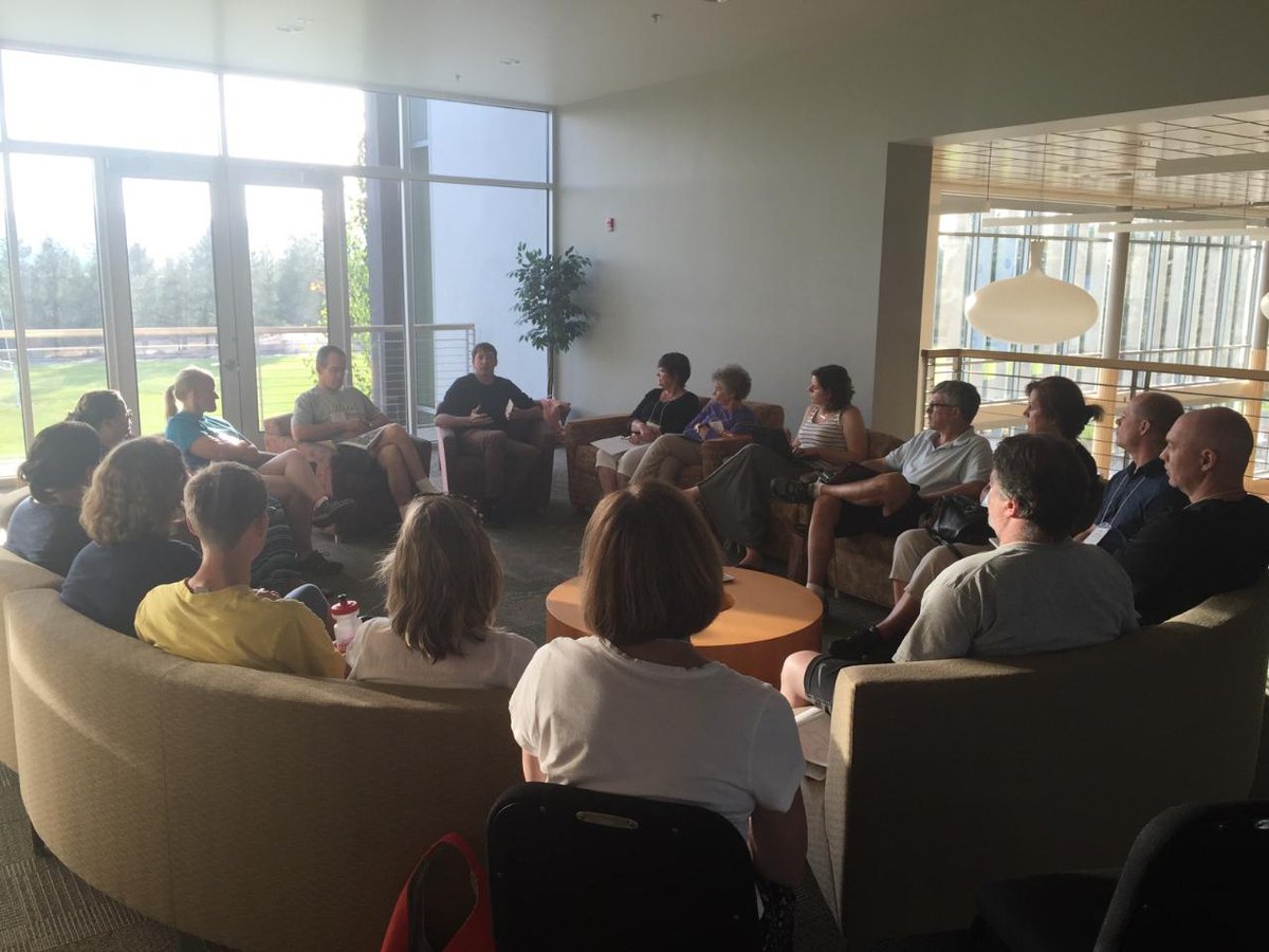 ClassLawProject's tweet image. #summerinstitute with @AaronSwitz  from @sourceweekly  discussing political endorsements and politics in the news