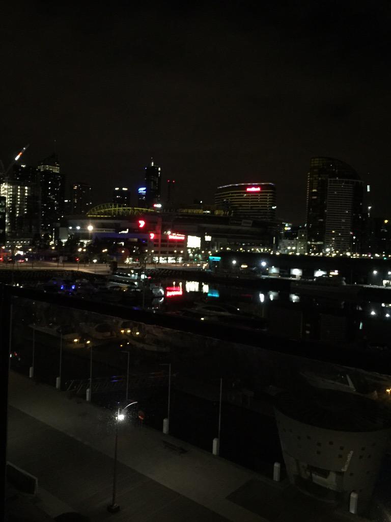JoshLR10's tweet image. Terrific view from docklands #melbourne #sainters