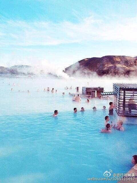 coffeethelover's tweet photo. 梦幻冰岛 blue lagoon💧 http://t.co/iewWXIq8W0