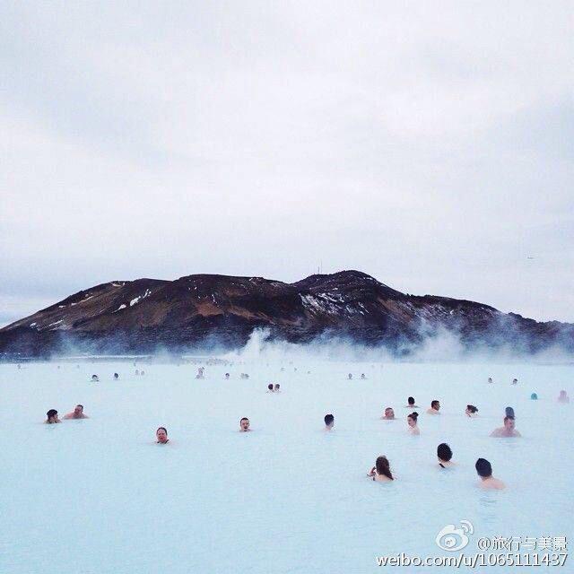 coffeethelover's tweet photo. 梦幻冰岛 blue lagoon💧 http://t.co/iewWXIq8W0