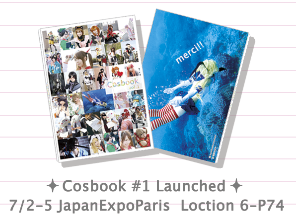 kamo4ka3's tweet photo. Cosbook1 Launched in Japan Expo Paris 7/2-5 Hall 6-P74. 28page cosplay photobook.#cosbook http://t.co/miPOd2qL4N http://t.co/4MqDuJ4hNQ