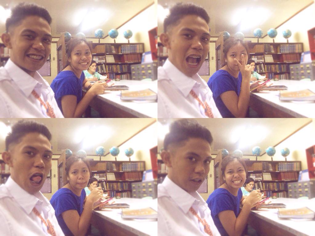 markclosamd's tweet photo. Earlier at school library #JurassicLibrary @jellyjhona @phlpspnz @bbuyos http://t.co/fWN7mbmsAS