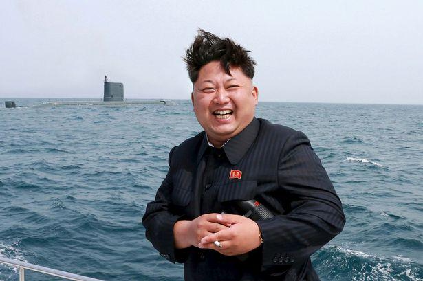 FakeDearLeader's tweet photo. Our missile submarines will reduce the American group of Satan to ashes stopping their ideological poisoning! http://t.co/Z13gXofe3R
