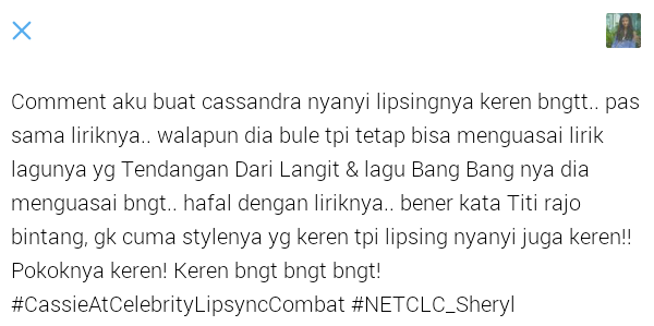 _CassandraFC's tweet photo. Ini comment aju buat Cassandra😍😍😍😂😍😍😍 @casscassievers @cassandrasleee @CassandraaLees @NetCLC #NETCLC_Sheryl http://t.co/7rkfjVGx0j