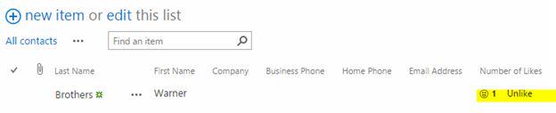 CsharpCorner's tweet photo. How to #EnableLike on #ListItems by @jeanpaulmvp CC @CsharpCorner http://t.co/fGQtXN7iXP http://t.co/ECBM45ecrO