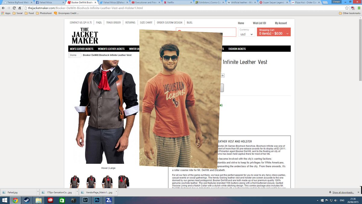 ChewieVision's tweet image. #TheJacketMaker #TJM ,employee keeps sending me death threats and won't make anything to order unless it is pleather