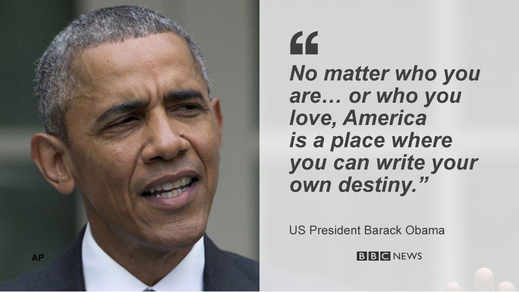 BBCBreaking's tweet image. US President Obama says America "should be very proud" of #SCOTUSMarriage ruling bbc.in/1CytaqX