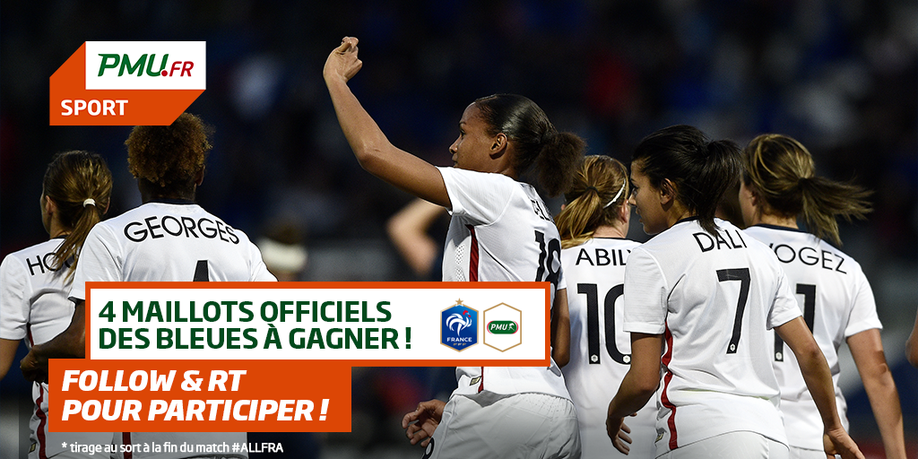 PMU_Sport's tweet image. [🎁] On croit fort en la qualification des Bleues, et on vous offre des maillots ! #ALLFRA #AllezLesBleues #fan 🇫🇷👊