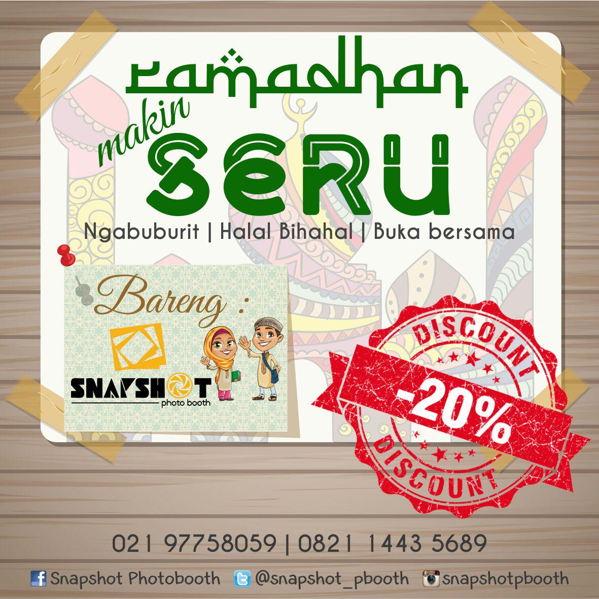 snapshot_pbooth's tweet photo. @_CalvinChandra_ [HELP RT] RAMADHAN seru bareng Snapshot :D

more info?
27E717A0 / 021 97758059
thankyou ^^ http://t.co/0W4MjzXfEg