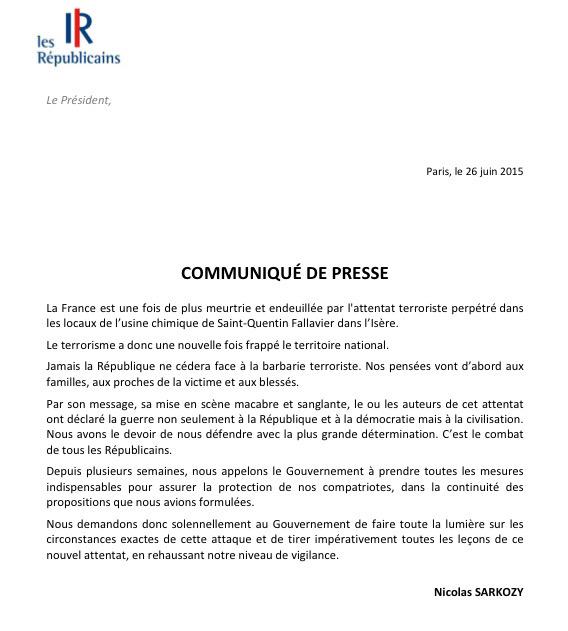 Jamais la République ne cédera face à la barbarie terroriste - NS #Isère