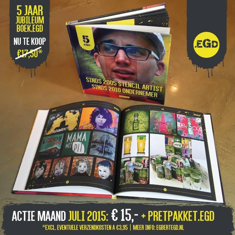 Het #Jubileumboek #5jaarEGD is naar de drukker! Nu te bestellen voor 15 euro. 
Meer info j.mp/5jaarEGD -