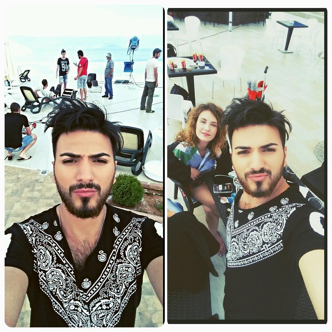 -Shooting for the next video clip.. Coming soon ! 
- Çok yakında yep yeni şarkı ve klip ile.
- Nieuwe video clip..