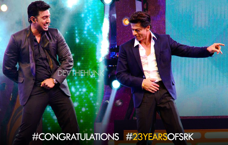 devthehunk's tweet image. Congrats for completing 23 years in #Bollywood.Keep rocking n entertaining us ♥ #23YearsOfSRK @iamsrk