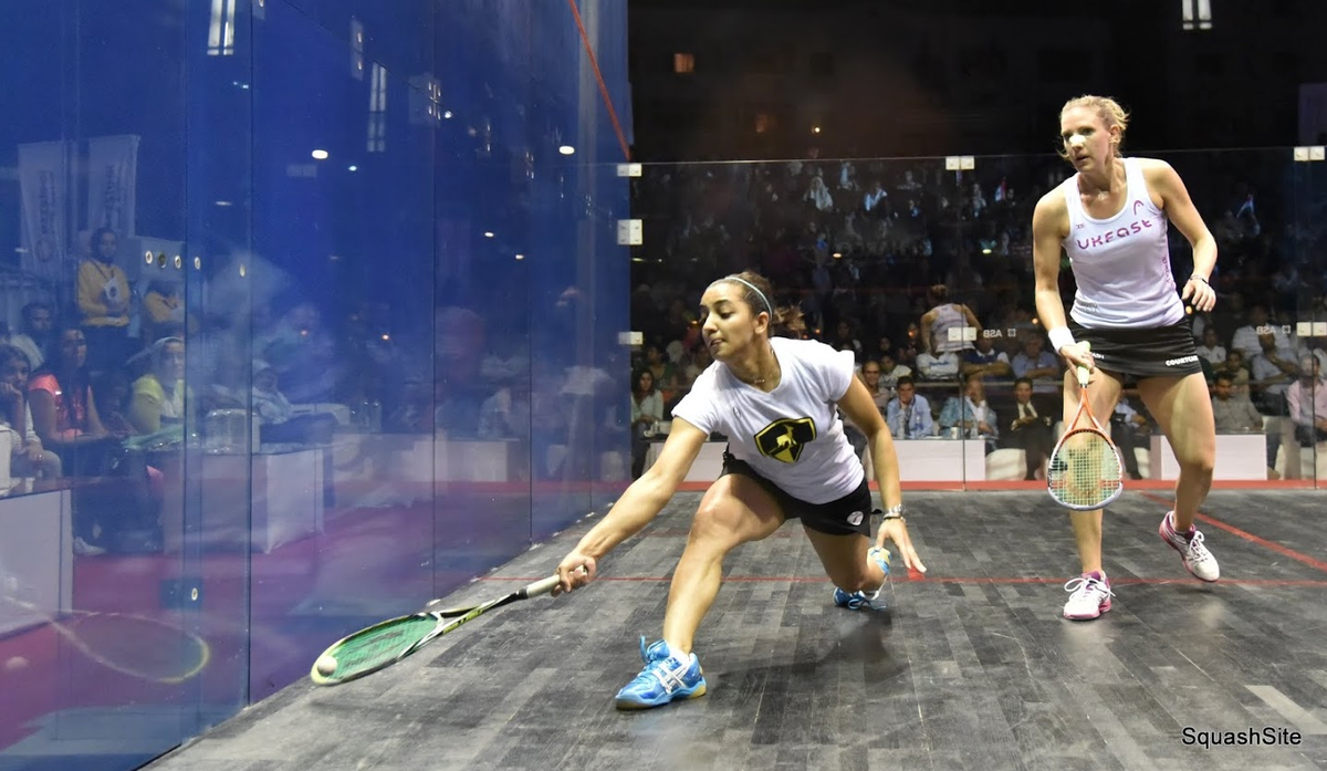 Open the racket face and lift the ball when you're under pressure. This will give you extra time to recover to the T!