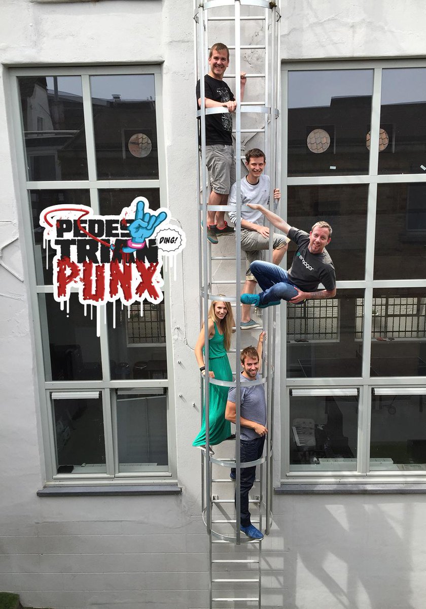 PedestrianPunx's tweet photo. #clarafit challenge says stairs, we say fire escape #punklife #punksisnotdead #pedestrianpunx #toughguyjared http://t.co/egtQGPOwxs