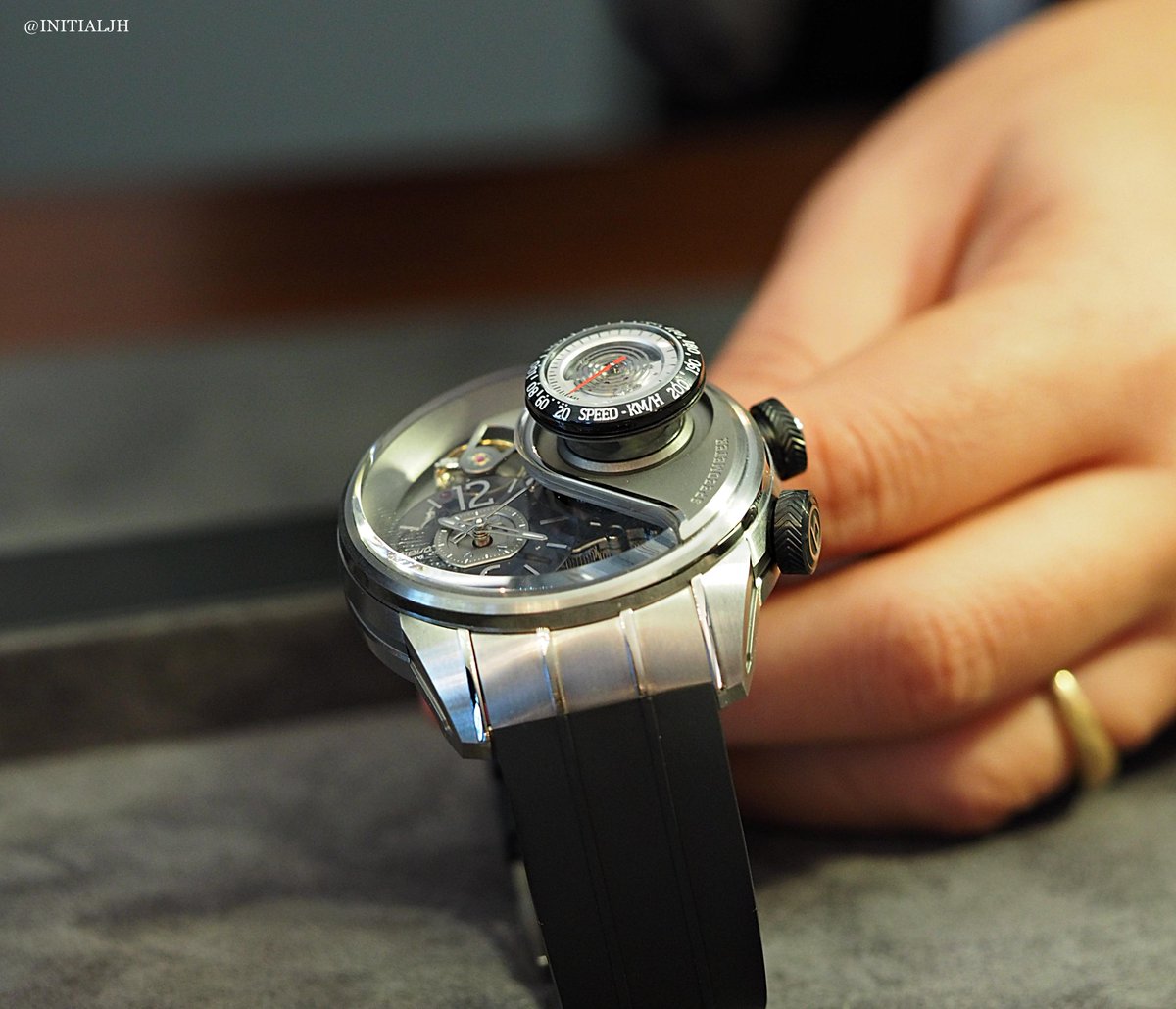 horologium's tweet image. Love the @BrevaWatch Speedmeter.