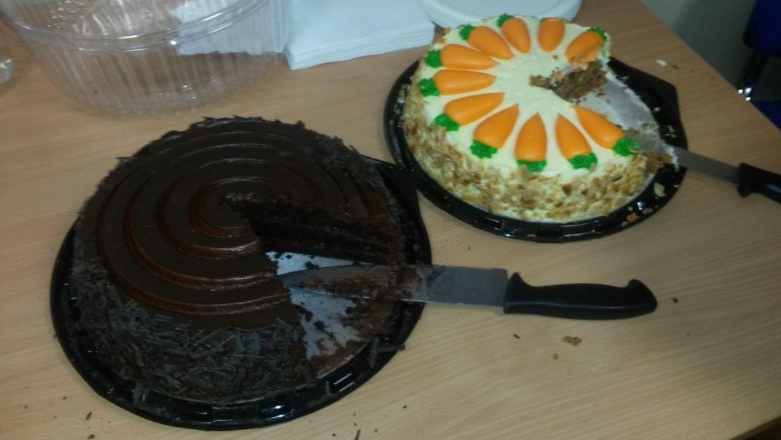 MpegWales's tweet photo. Huge thanks @jamesemcdonald for the fab cakes to celebrate the end of a successful MPEG EFF project! YUM! YUM! http://t.co/8Lfyqfhukr