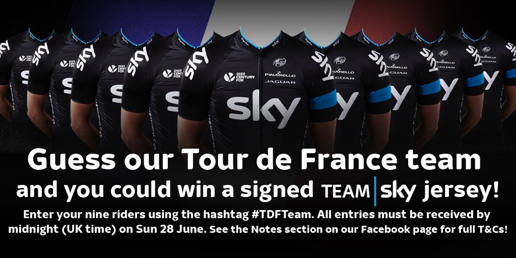 NetcompanyINEOS's tweet photo. RT! Have you entered yet? If not, you've got until midnight (UK time)! Full T&Cs at http://t.co/wHSeWmeSW7 #TDFTeam http://t.co/xvT5W3Fmhi