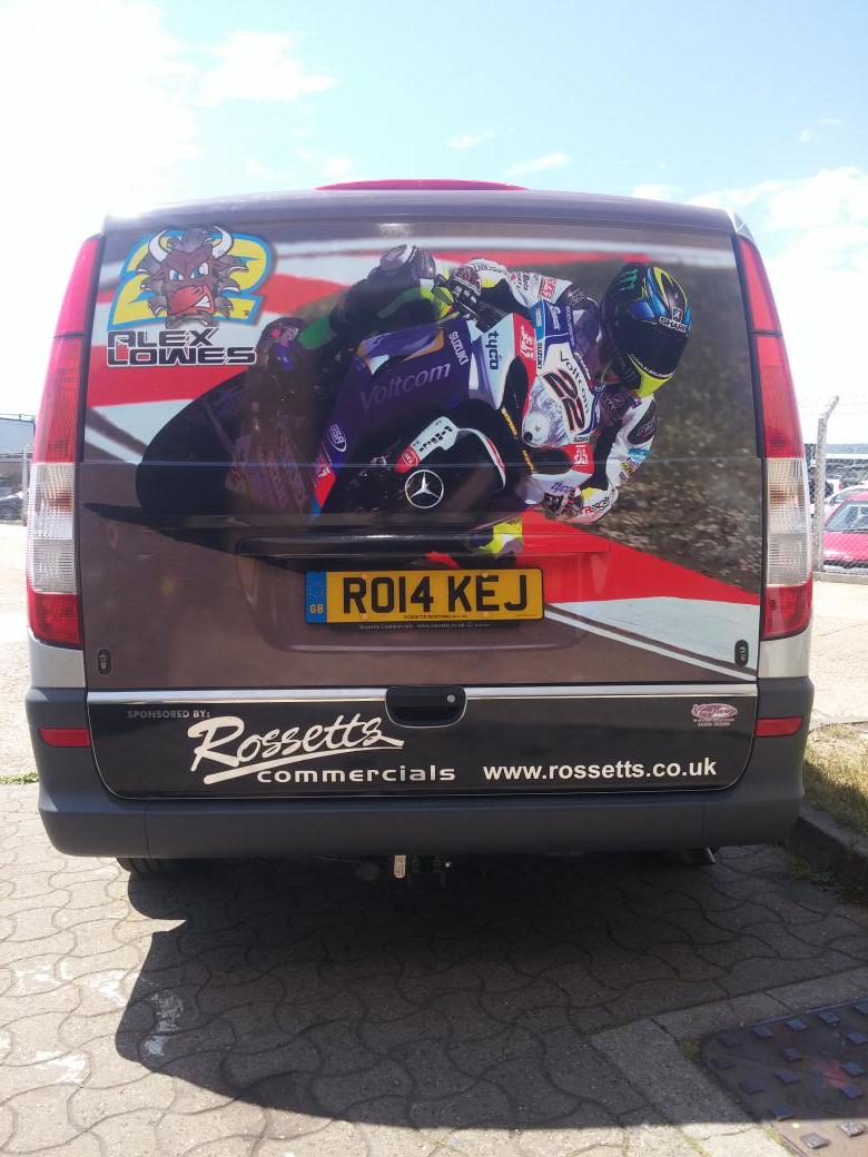 Just finished these graphics for World Superbike Rider <a href="/alexlowes22/">-</a> &amp; <a href="/TeamRossetts/">Rossetts Commercials</a>. Hope you like it Alex #van signs