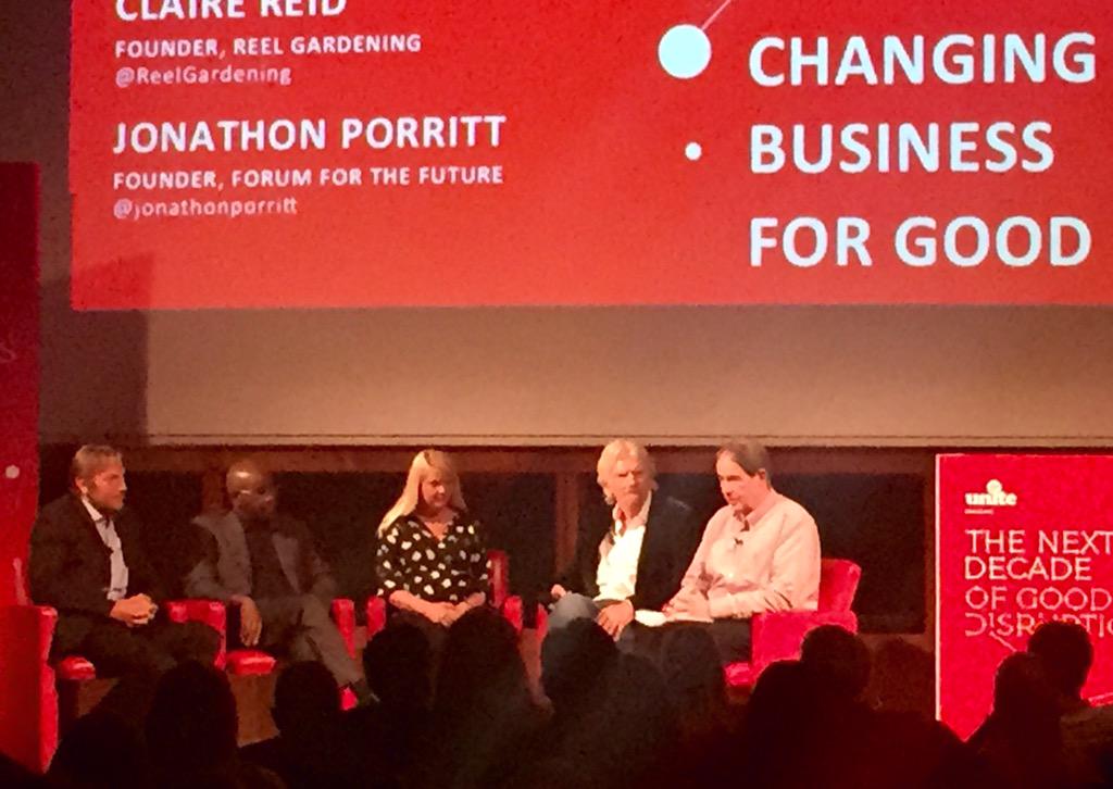 RT <a href="/RuJonesy/">Ruth Jones</a> <a href="/thebteamhq/">The B Team</a> leaders <a href="/richardbranson/">Richard Branson</a> @JochenZeitz <a href="/StriveMasiyiwa/">Strive Masiyiwa</a> discuss disruption for good  #NextDecade