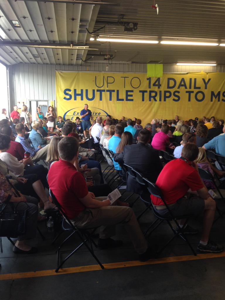 Full house here at Chamber Connection! #TransportationRelaxation