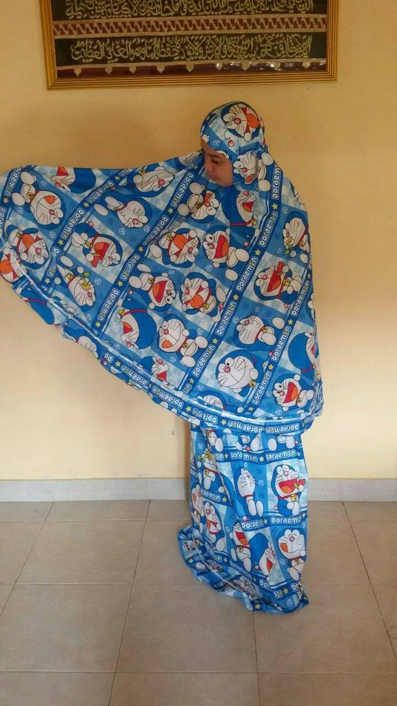 Mukena doraemon dewasa rp.150rb murah loh sms 087880011100 #doraemon #mukenamurah #mukenadoraemon ok