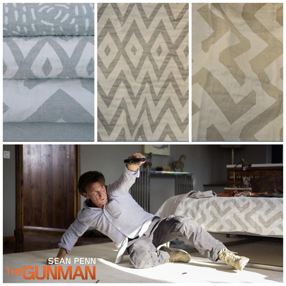 Sous le charme de Sean Penn dans Gunman. Kampala de Sette distribué par Antoine d'Albiousse.
#decoration