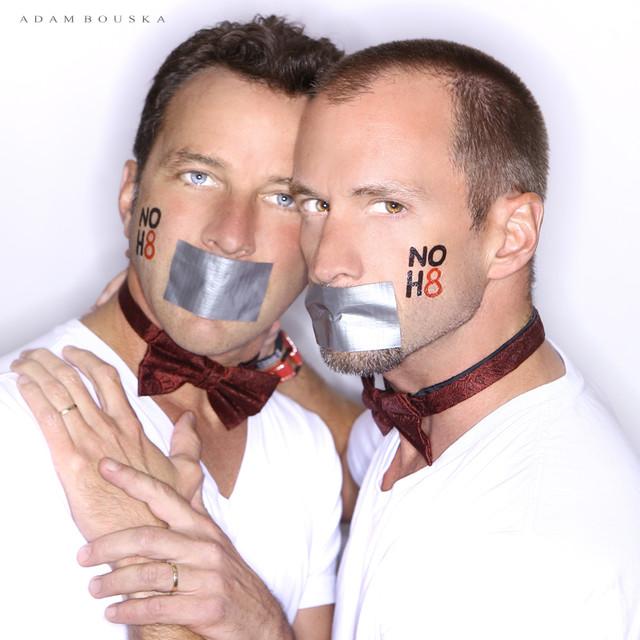 NOH8Campaign's tweet photo. Is today the day #SCOTUS will rule in favor of love? Less than an hour til we find out! #NOH8 #LGBT #LoveMustWin http://t.co/MI8O1xDRAz