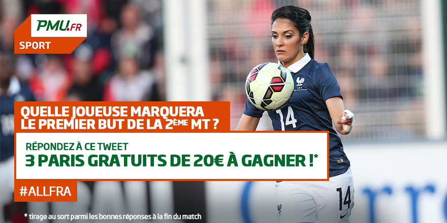 PMU_Sport's tweet image. [JEU] Et si c'était le but de la qualif' ? HOP envoyez vos pronos 😃 #espoir #frisson #TeamParieur #ALLFRA