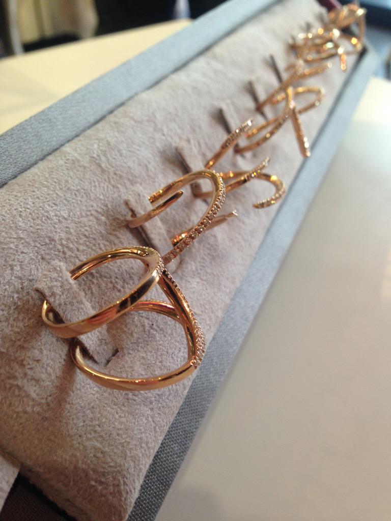 TWENTY6Magazine's tweet photo. TWENTY6 team at @wolfandbadger learning the secrets of the NUMERATI collection... @SHOjewellery #jewellery #jissue http://t.co/mVInWPuu1w