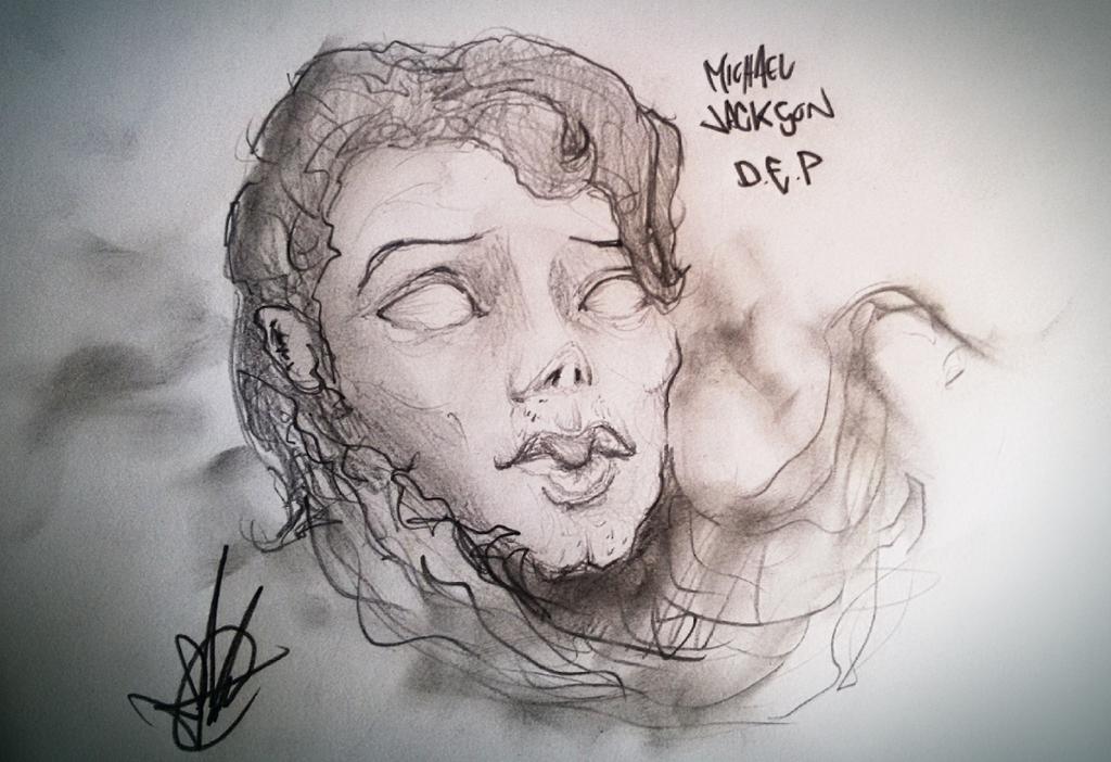 Azidoh's tweet photo. #MichaelJackson #god #respect #draw #pencil #art #love #peace #portrait #subjetive http://t.co/IgpcKifdeX